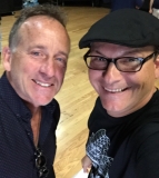 Sammy with Russ McKinnon of Tower of Power & Barry Manilow