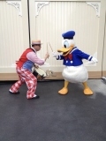 Sammy K does battle with Donald Duck!