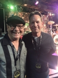 Sammy with Bill Gibson of Huey Lewis and the News