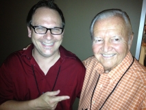 Sammy with percussion industry innovator Vic Firth