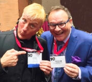 Sammy with Gregg Bissonette