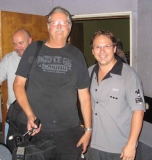Sammy with Pete Christleib of the Tonight Show