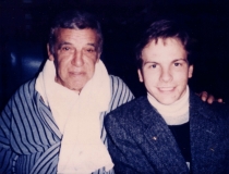 Sammy with drum legend Buddy Rich